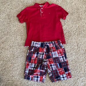 Patriotic short set boys size 7/8.